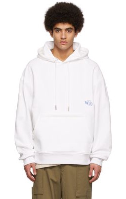Wooyoungmi White Cotton Hoodie
