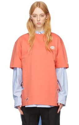 ADER error Orange Cotton T-Shirt