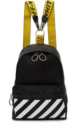 Off-White Black Diag Mini Backpack