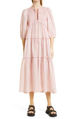 Birgitte Herskind July Liberty Organic Cotton Shift Dress in Pink Liberty