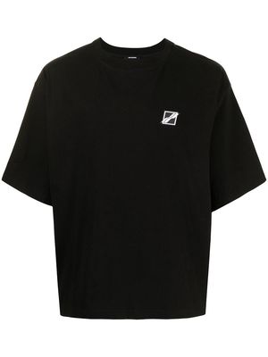 We11done logo-patch T-shirt - Black