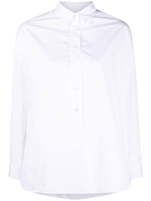 Finamore 1925 Napoli Mara cotton long-sleeve shirt - White