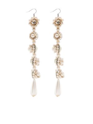 Biyan pearl-embellished earrings - Neutrals