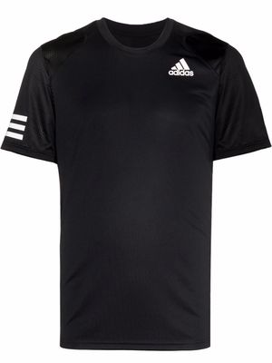 adidas Tennis Club 3-Stripes short-sleeve T-shirt - Black
