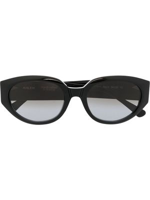 Ahlem round-frame tinted sunglasses - Black
