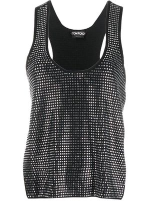 TOM FORD square mirrored vest top - Black