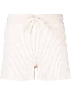Lauren Ralph Lauren cable-knit drawstring shorts - Neutrals