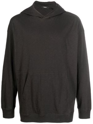 Theory oversized cotton hoodie - Black