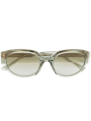 Ahlem Les Amandiers oval sunglasses - Grey