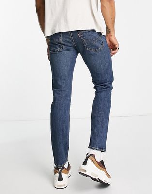Levi's 512 slim tapered jeans in mid wash blue