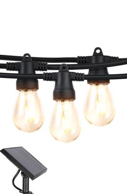 Brightech Ambience Solar LED Nonhanging String Lights in Black
