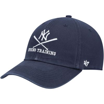 Men's New York Yankees '47 Navy 2022 MLB Spring Training Cross Bone Clean  Up Adjustable Hat