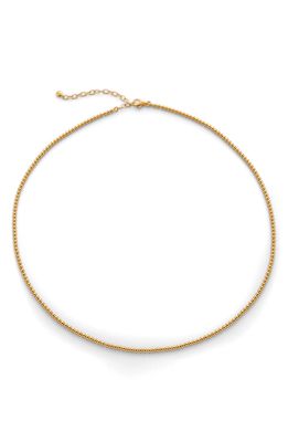 Monica Vinader 18K Gold Vermeil Ball Chain Necklace in Gp