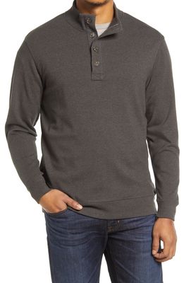 The Normal Brand Puremeso Mock Neck Top in Charcoal
