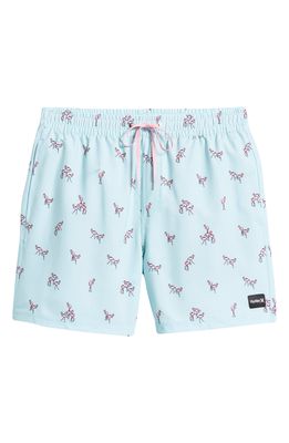Hurley Cannonball Volley Swim Trunks in Teal Tinted 2