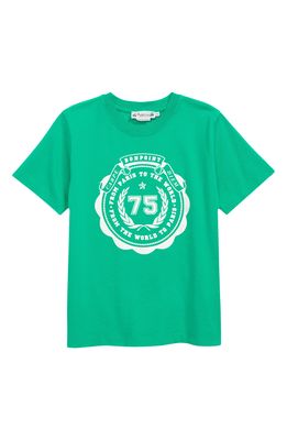 Bonpoint Kids' Anapoli Cotton Logo Graphic Tee in 444A Menthe