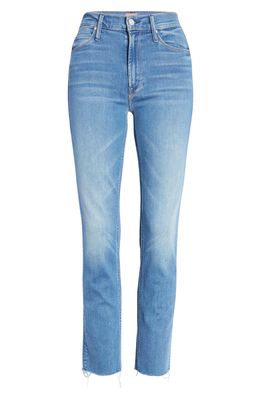MOTHER Dazzler Straight Leg Ankle Jeans in Birds Of Paradise