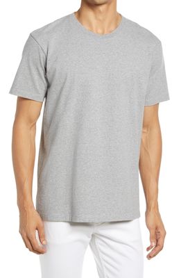 FRAME Logo Cotton T-Shirt in Gris