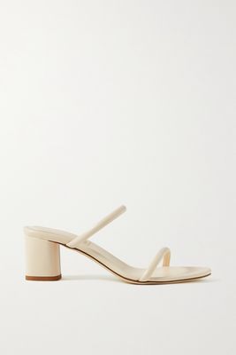 aeyde - Anni Leather Mules - Cream