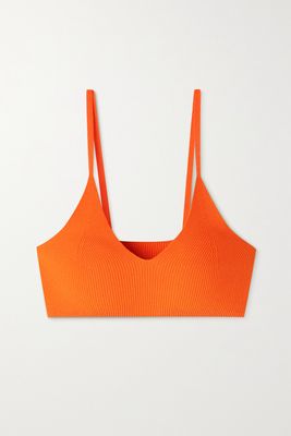 Jacquemus - Valensole Ribbed-knit Bralette - Orange