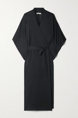 Eberjey - The Madame Stretch-tencel Modal Robe - Black