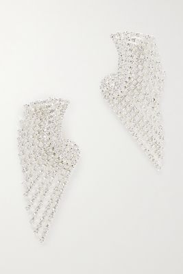 Magda Butrym - Silver-tone Crystal Earrings - one size