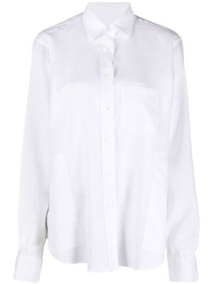 Saks Potts William long-sleeve cotton shirt - White