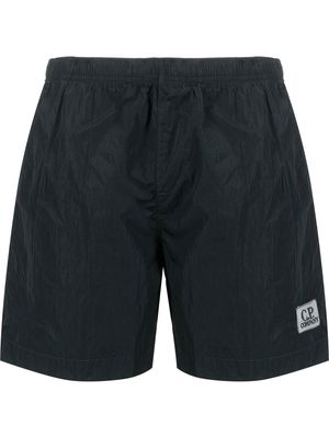 C.P. Company logo-patch swim shorts - Grey