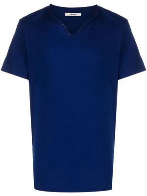 Zadig&Voltaire Monastir graphic-print T-shirt - Blue