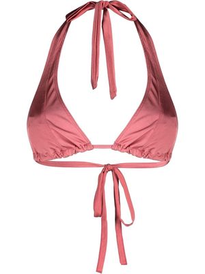 Forte Forte triangle-cup bikini top - Pink