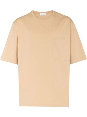 Lemaire chest-pocket cotton T-shirt - Neutrals