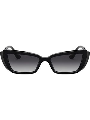 Dolce & Gabbana Eyewear rectangular gradient sunglasses - Black