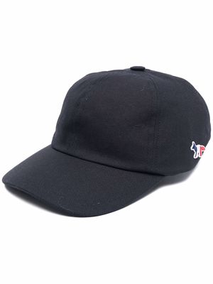 Maison Kitsuné embroidered-logo baseball cap - Blue