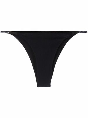 Heron Preston logo-patch bikini briefs - Black