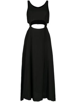 BONDI BORN Tenerife cut-out long dress - Black