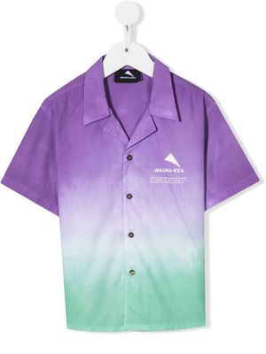 Mauna Kea ombré short-sleeve shirt - Purple