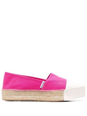Palm Angels colour-block espadrilles - Pink