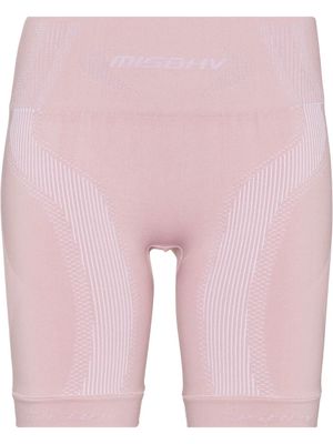MISBHV logo-print seamless cycling shorts - Pink