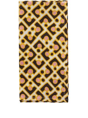 La DoubleJ linen vintage patterned napkins - Pink