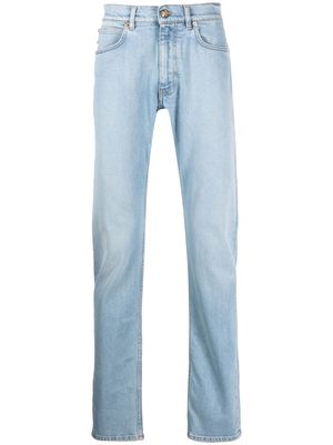 Versace low-rise slim-cut jeans - Blue