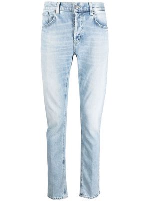 DONDUP faded-effect slim-cut jeans - Blue