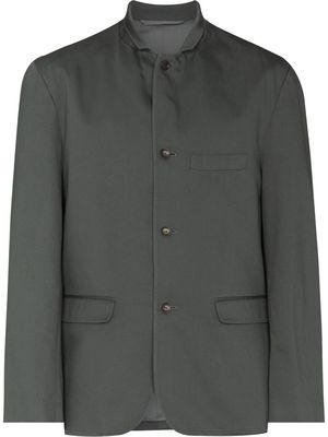 Lemaire single-breasted cotton blazer - Green