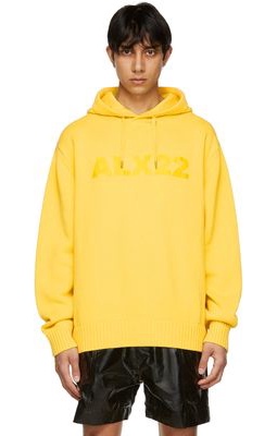 1017 ALYX 9SM Yellow Cotton Hoodie