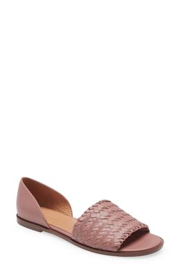 Madewell The Kinsley d'Orsay Flat in Faded Mauve