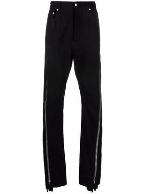 Rick Owens zip-detail slim-fit jeans - Black