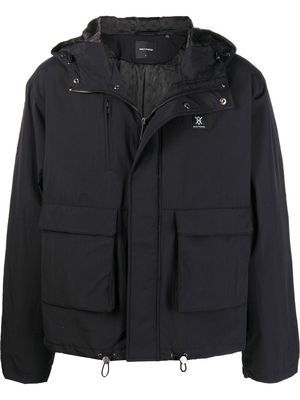 Daily Paper padded hooded jacket - Black