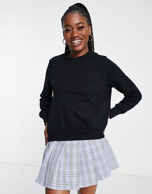 Noisy May lupa sweatshirt in black