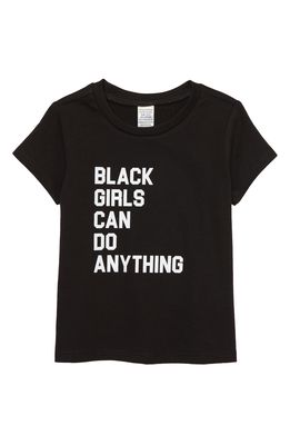 Typical Black Tees Kids' Black Girls Can Do Anything Graphic Tee