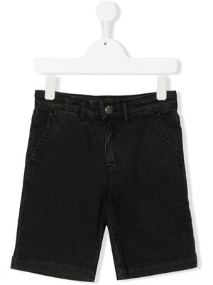 Stella McCartney Kids straight-leg denim shorts - Black