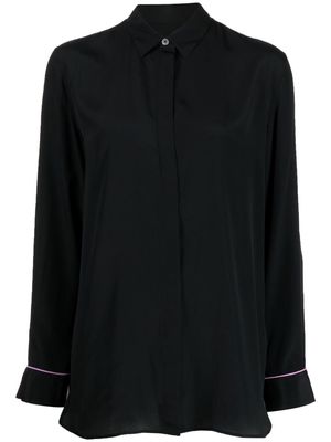 PS Paul Smith button-back long-sleeve shirt - Black